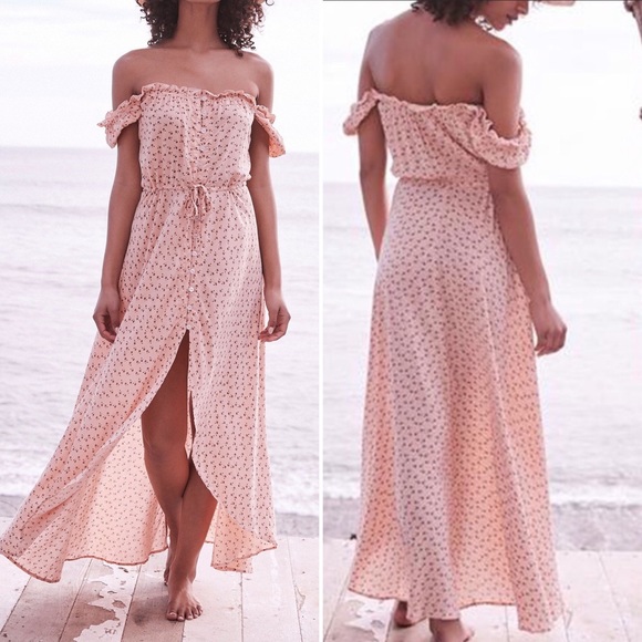 Auguste The Label Dresses & Skirts - Revolve Auguste Lelia Off shoulder button down 2